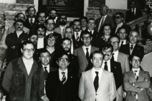 Salvador Jiménez y su primera corporación